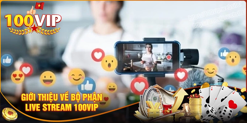 Giới thiệu tổng quan bộ phận livestream tại nhà cái 100vip