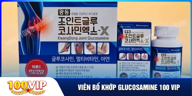 Glucosamine 100 Vip Hanmi hộp 180 viên- bổ khớp hằng ngày